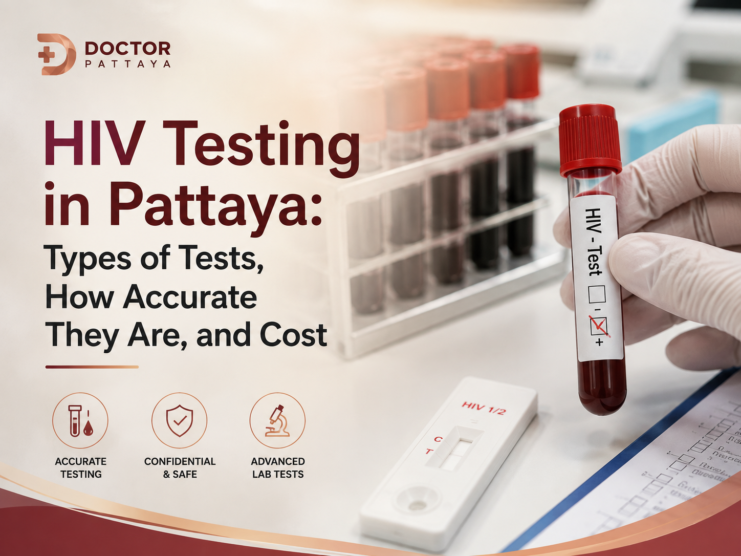 HIV Testing in Pattaya: Types of Tests, How Accurate They Are, and Cost