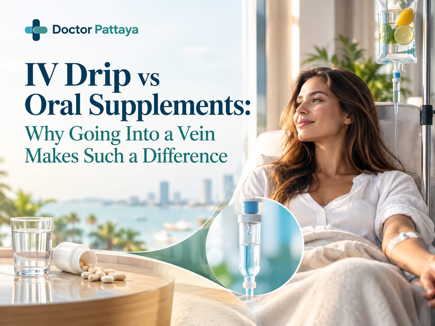 IV Drip vs Oral Supplements: Why Going Into a Vein Makes Such a Difference
